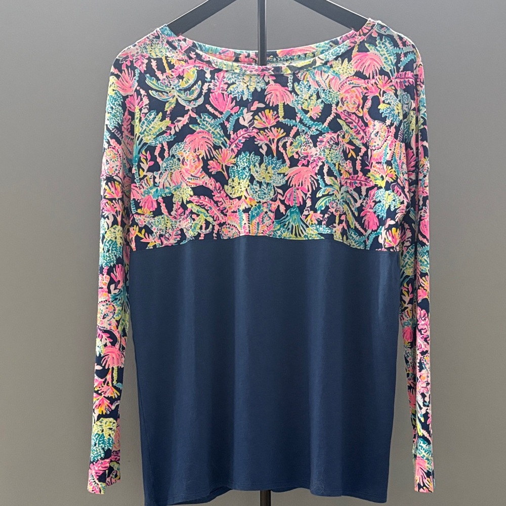Floral Print Long Sleeve Top
